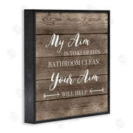 CAD Designs | Sassy Your Aim Toilet Cleanliness