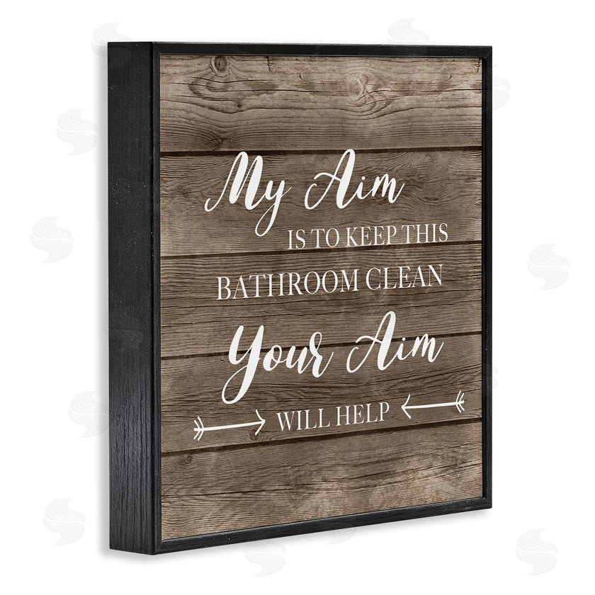 CAD Designs | Sassy Your Aim Toilet Cleanliness