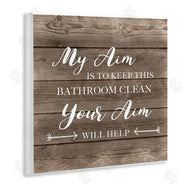 CAD Designs | Sassy Your Aim Toilet Cleanliness