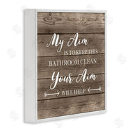 CAD Designs | Sassy Your Aim Toilet Cleanliness