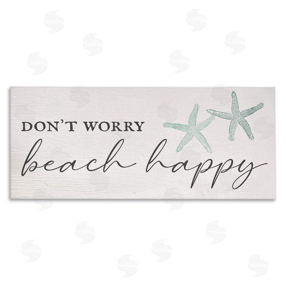 Don't Worry Beach Happy Canvas Wall Art, Home Decor by Stupell Studio