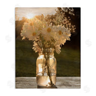 Lori Deiter | Warm Meadow Daisies in Jar