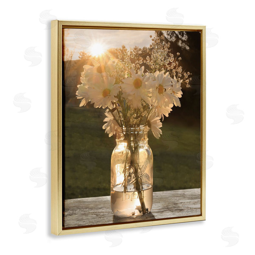 Lori Deiter | Warm Meadow Daisies in Jar