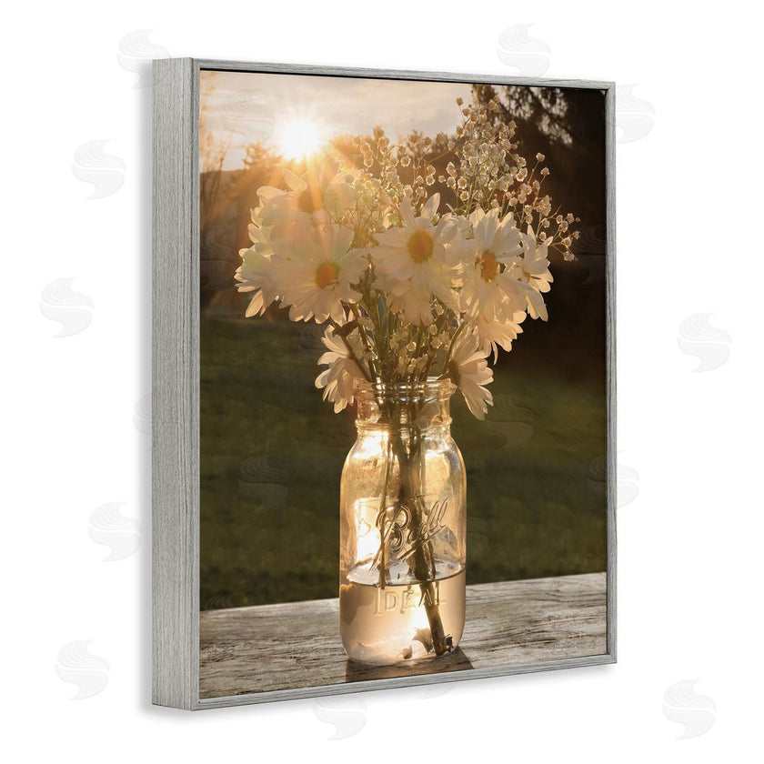 Lori Deiter | Warm Meadow Daisies in Jar