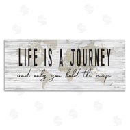 Cindy Jacobs | Life Is a Journey Rustic World Map