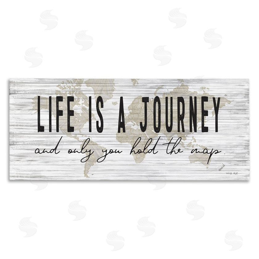 Cindy Jacobs | Life Is a Journey Rustic World Map