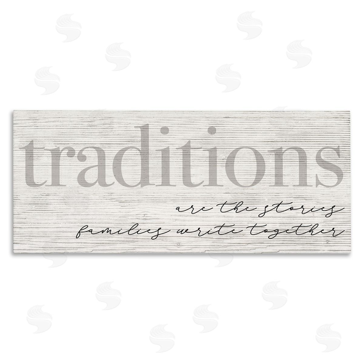 Family Traditions Heartfelt Phrase Canvas Wall Art, Home Decor by Stupell Studio