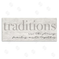 Stupell Studio | Family Traditions Heartfelt Phrase