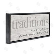 Stupell Studio | Family Traditions Heartfelt Phrase