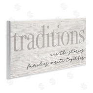 Stupell Studio | Family Traditions Heartfelt Phrase