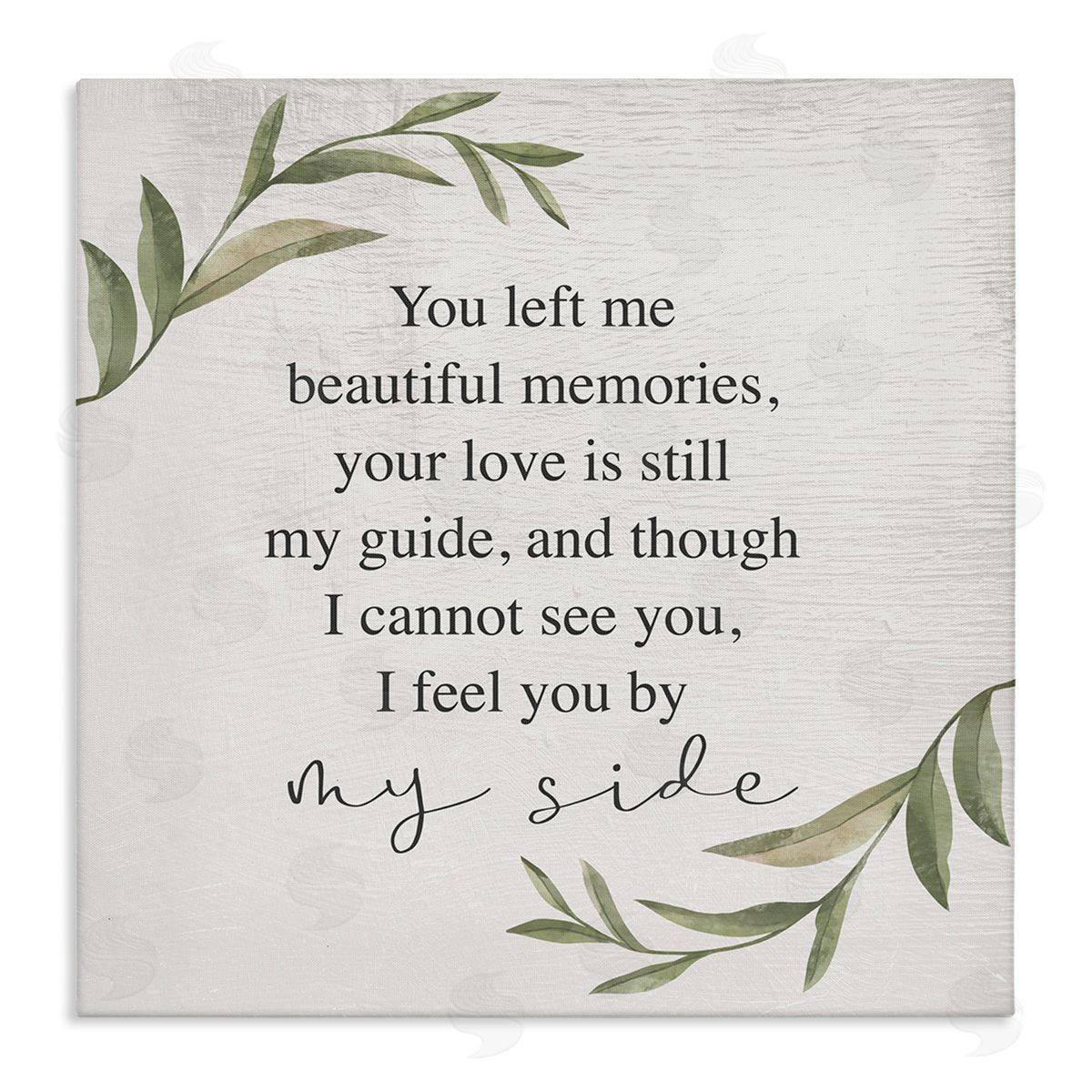 Grieving Inspirational Heartfelt Phrase Canvas Wall Art, Home Decor by Stupell Studio