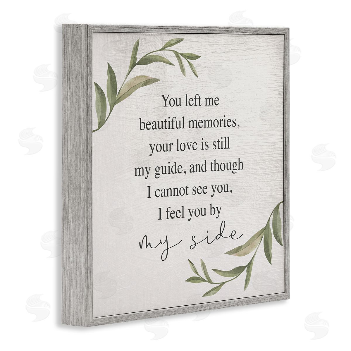 Grieving Inspirational Heartfelt Phrase Grey Frame Print Wall Art, Home Decor by Stupell Studio