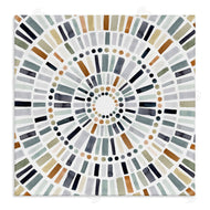 Victoria Barnes | Abstract Rustic Mosaic Circle