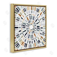 Victoria Barnes | Abstract Rustic Mosaic Circle