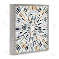 Victoria Barnes | Abstract Rustic Mosaic Circle