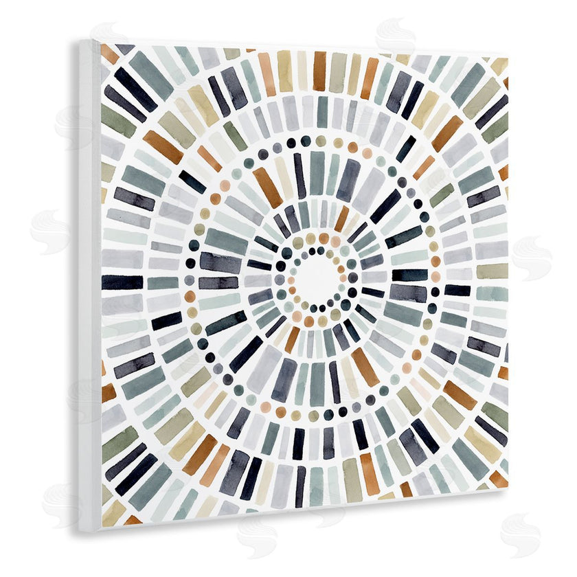 Victoria Barnes | Abstract Rustic Mosaic Circle
