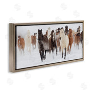 Danita Delimont | Wild Horses Herd Foggy Winter