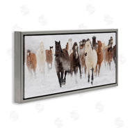 Danita Delimont | Wild Horses Herd Foggy Winter