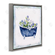 Sally Swatland | Charming Blue Bathtub Florals