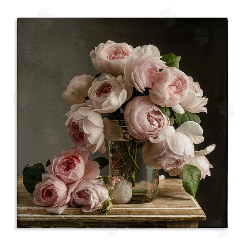 Leah McLean  | Classical White Pink Roses