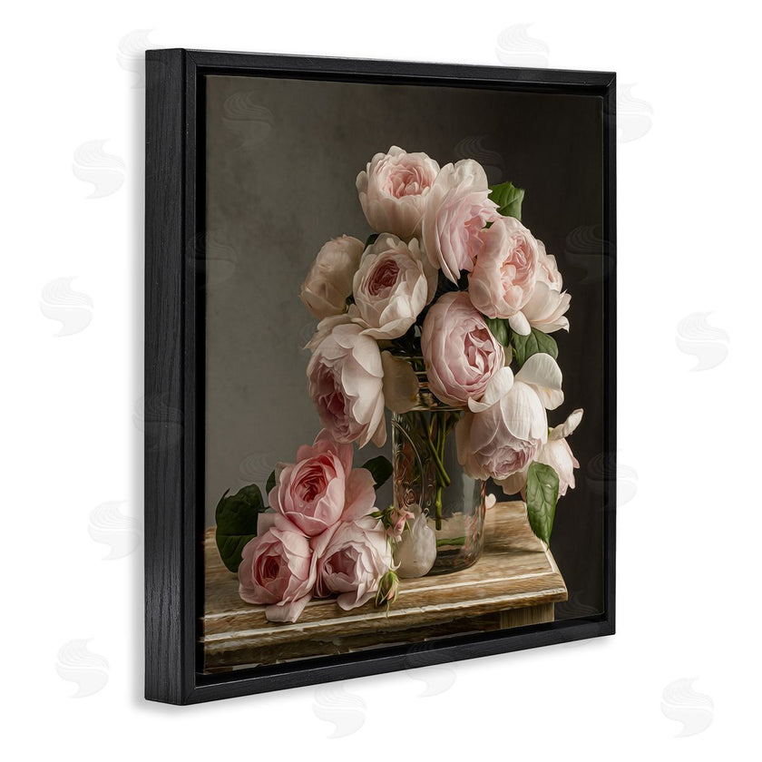 Leah McLean  | Classical White Pink Roses