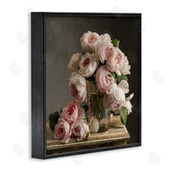 Leah McLean  | Classical White Pink Roses