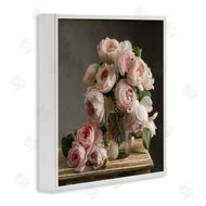 Leah McLean  | Classical White Pink Roses