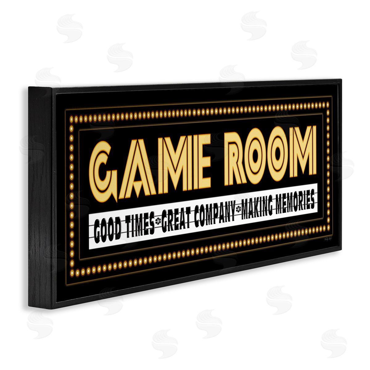 Vintage Arcade Game Room Black Frame Print Wall Art, Home Decor by Cindy Jacobs