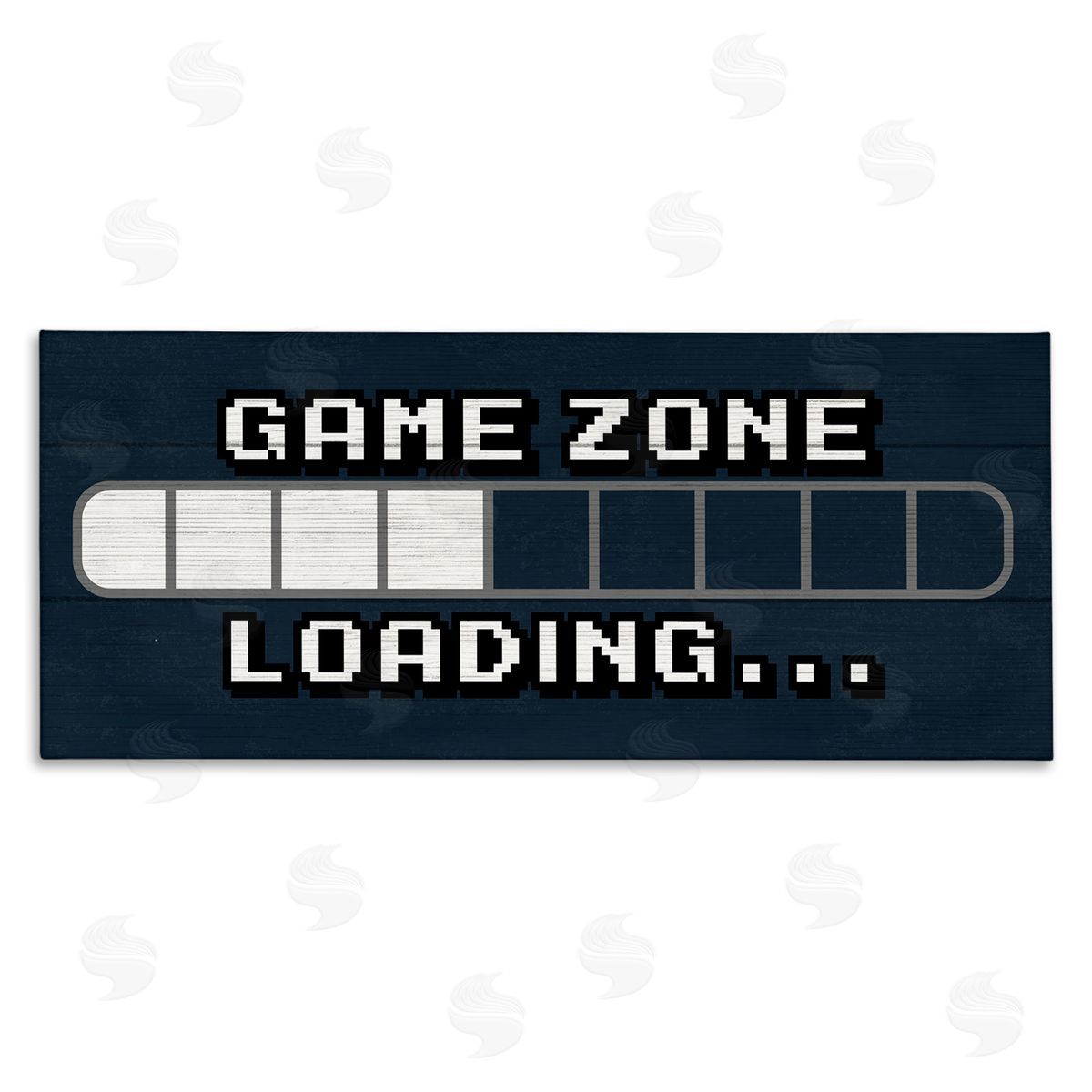 Game Zone Loading Pixels Canvas Wall Art, Home Decor by Stupell Studio