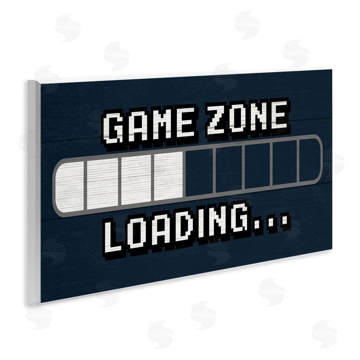 Game Zone Loading Pixels Wood Plaque Wall Art, Home Decor by Stupell Studio