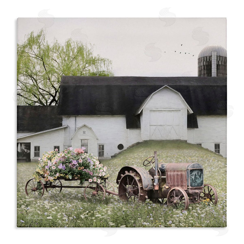 Lori Deiter | Floral Tractor in Farmhouse Field