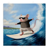 Lucia Heffernan | Cool Surfer Mouse Blue Ocean Waves
