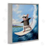 Lucia Heffernan | Cool Surfer Mouse Blue Ocean Waves