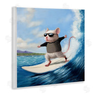 Lucia Heffernan | Cool Surfer Mouse Blue Ocean Waves