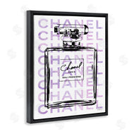 Amanda Greenwood | Glam Black Purple Perfume Bottle