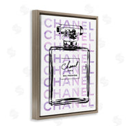 Amanda Greenwood | Glam Black Purple Perfume Bottle