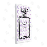 Amanda Greenwood | Glam Black Purple Perfume Bottle