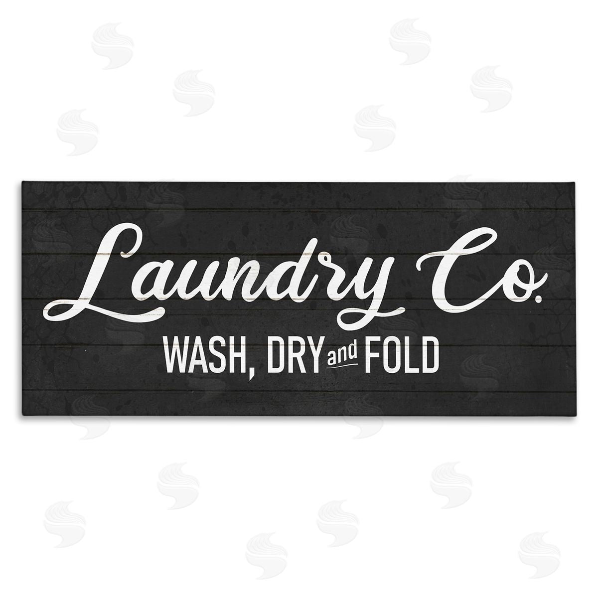 Rustic Laundry Co Sign Canvas Wall Art, Home Decor by Kim Allen