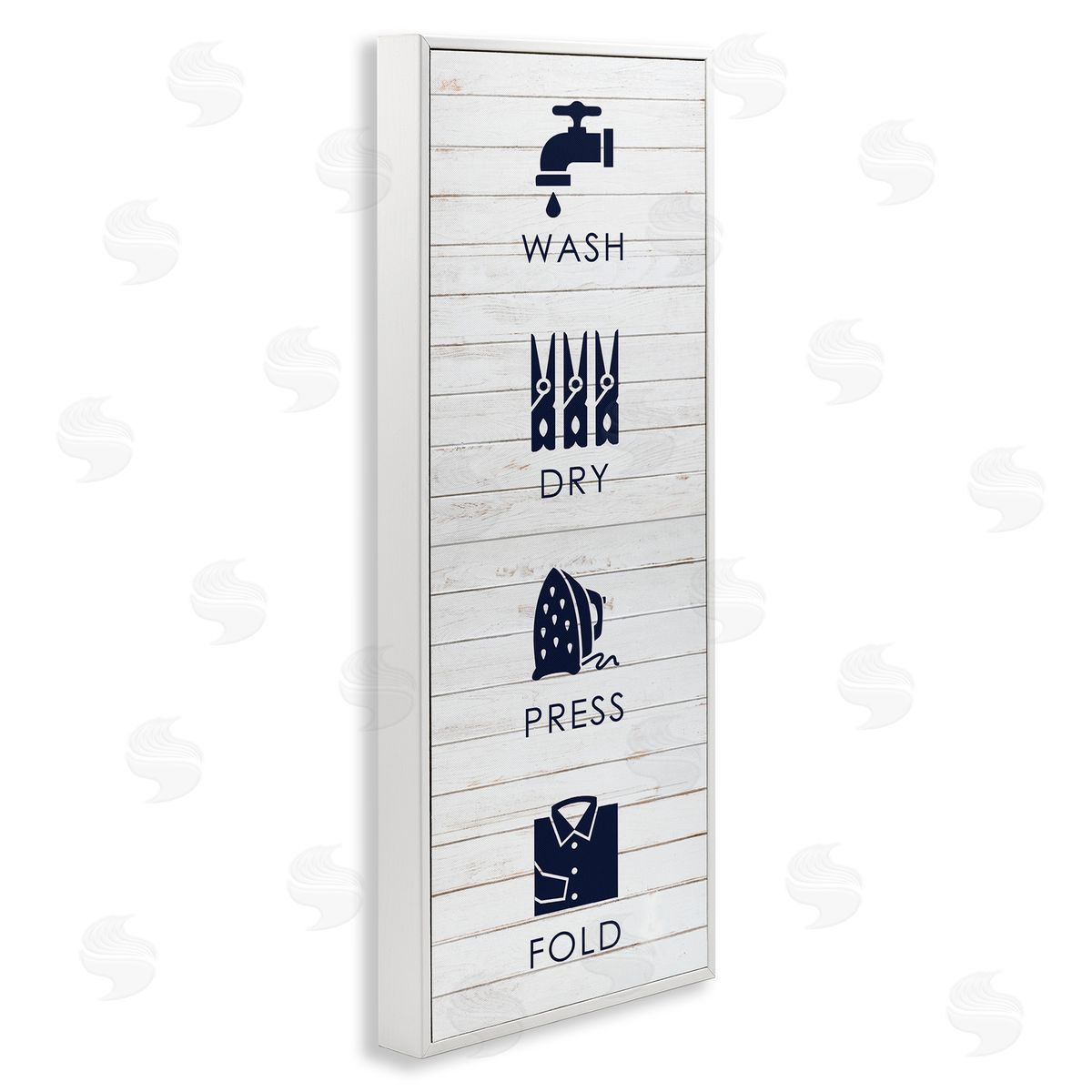 Melody Hogan Rustic Wash Dry Press Fold Laundry Text Quote 