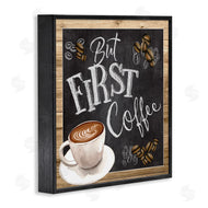 ND Art | But First Coffee Chalkboard