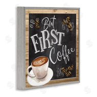 ND Art | But First Coffee Chalkboard