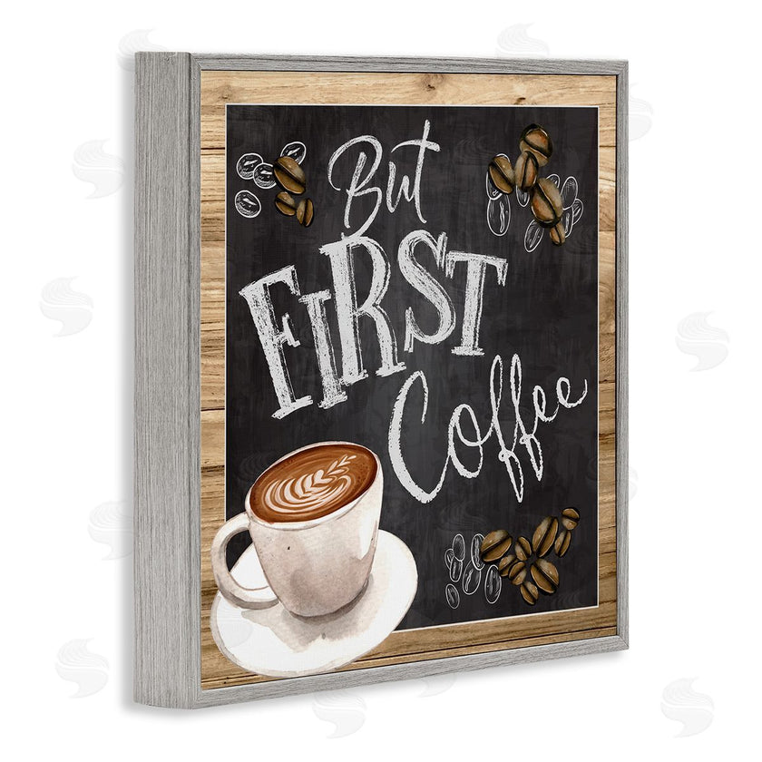 ND Art | But First Coffee Chalkboard