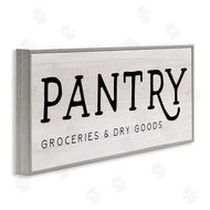 Stupell Studio | Rustic Pantry Groceries Sign