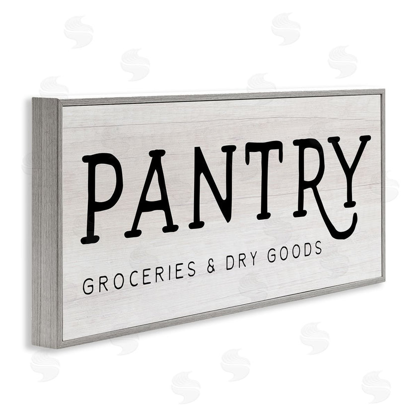 Stupell Studio | Rustic Pantry Groceries Sign