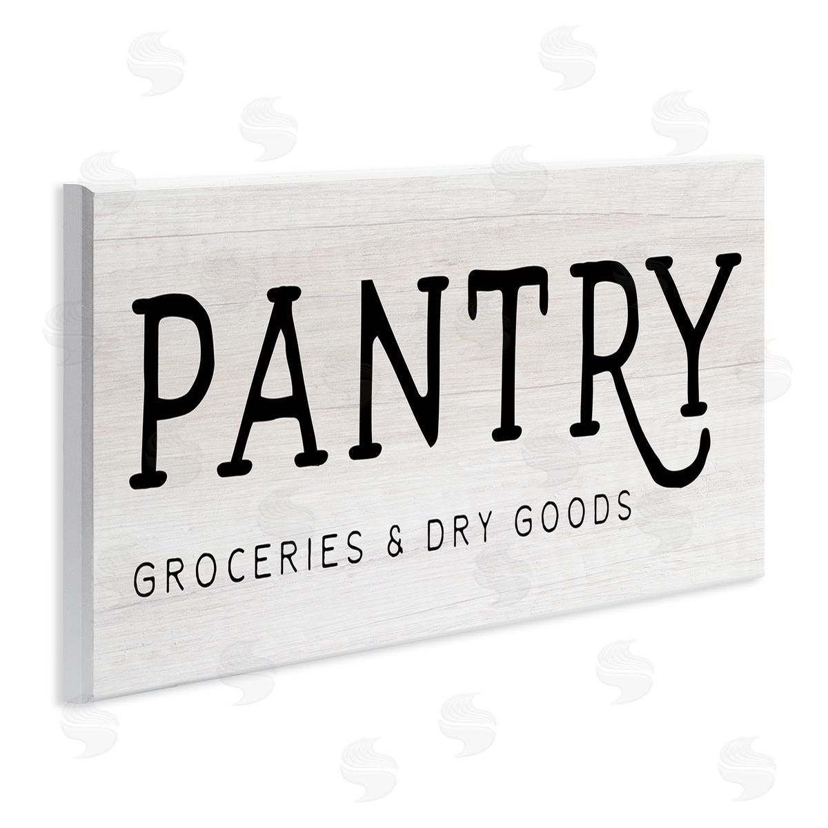Rustic Pantry Groceries Sign Wood Plaque Wall Art, Home Decor by Stupell Studio