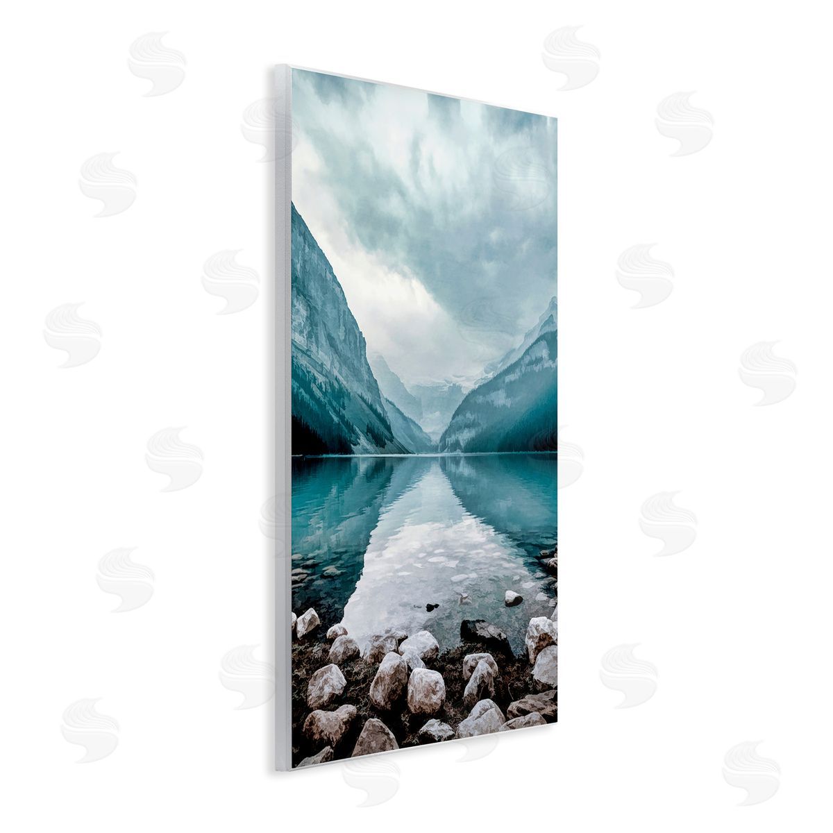 Alpenglow Workshop Breathtaking Rocky River Scenery Blue Mountain Peaks  Wall Plaque Art Print