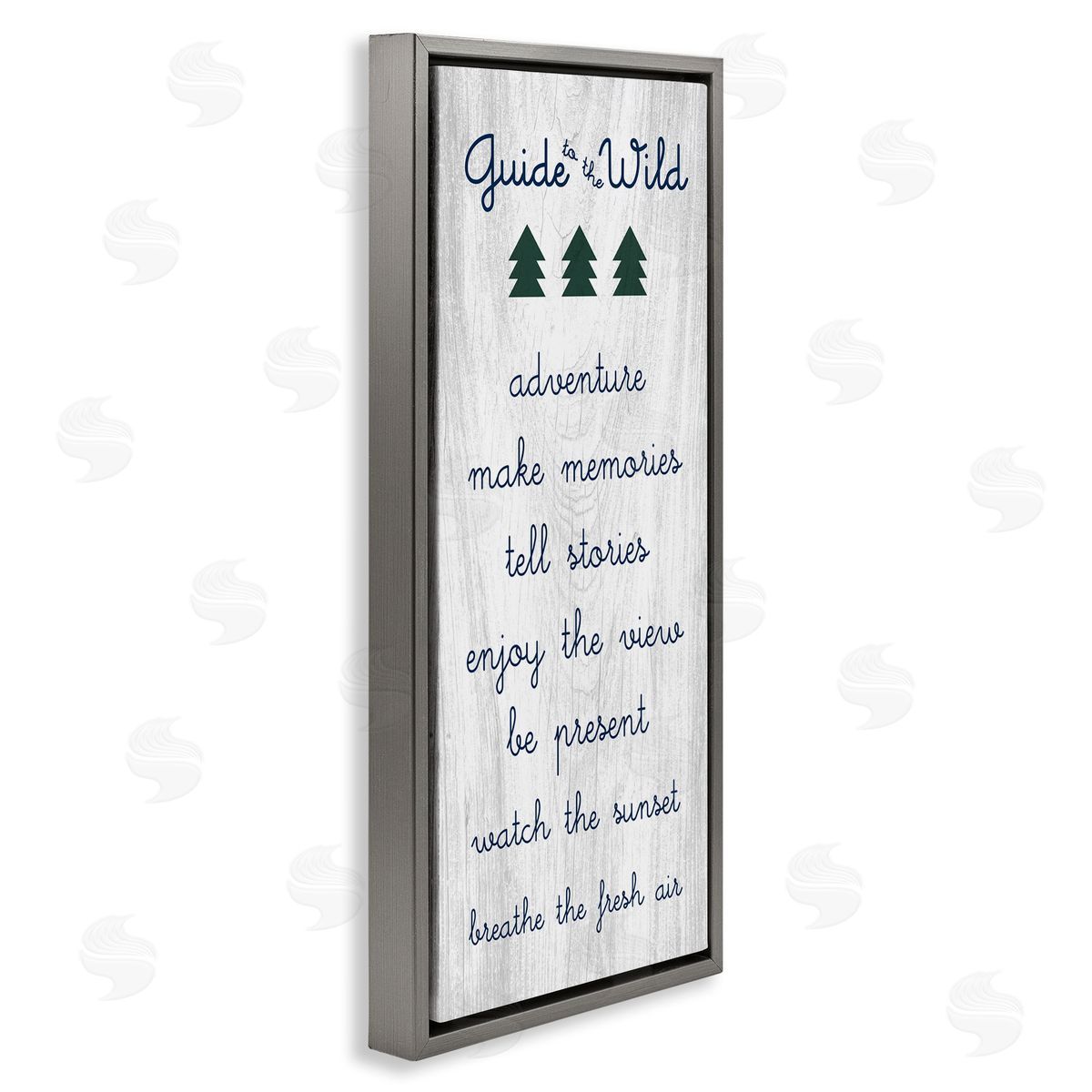 Stupell Studio Guide to the Wild Adventuring Rules List Rustic Pattern 