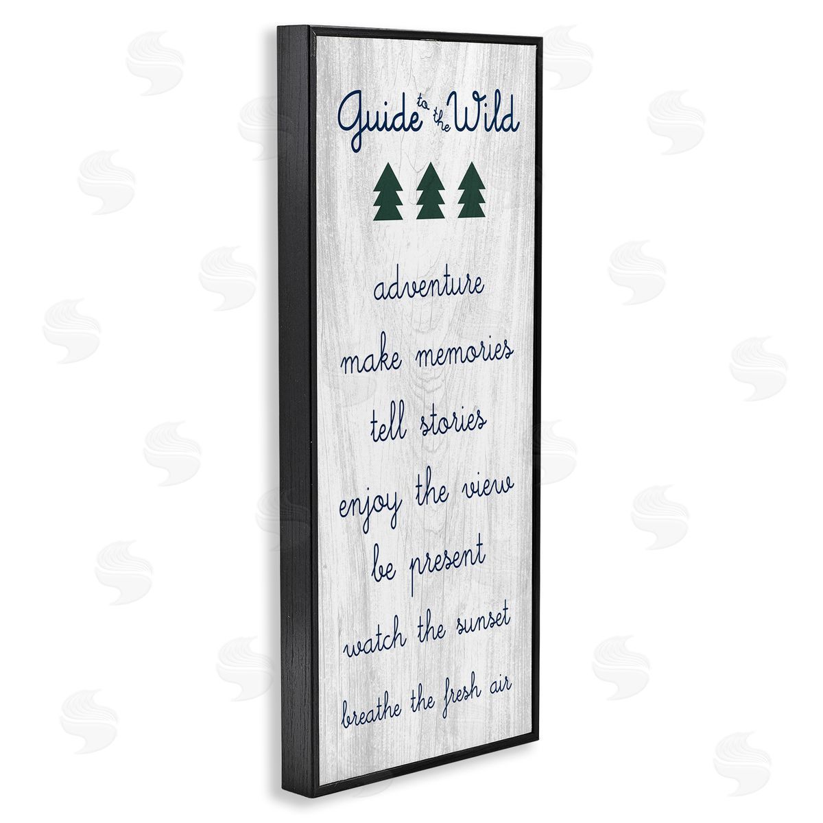Stupell Studio Guide to the Wild Adventuring Rules List Rustic Pattern 