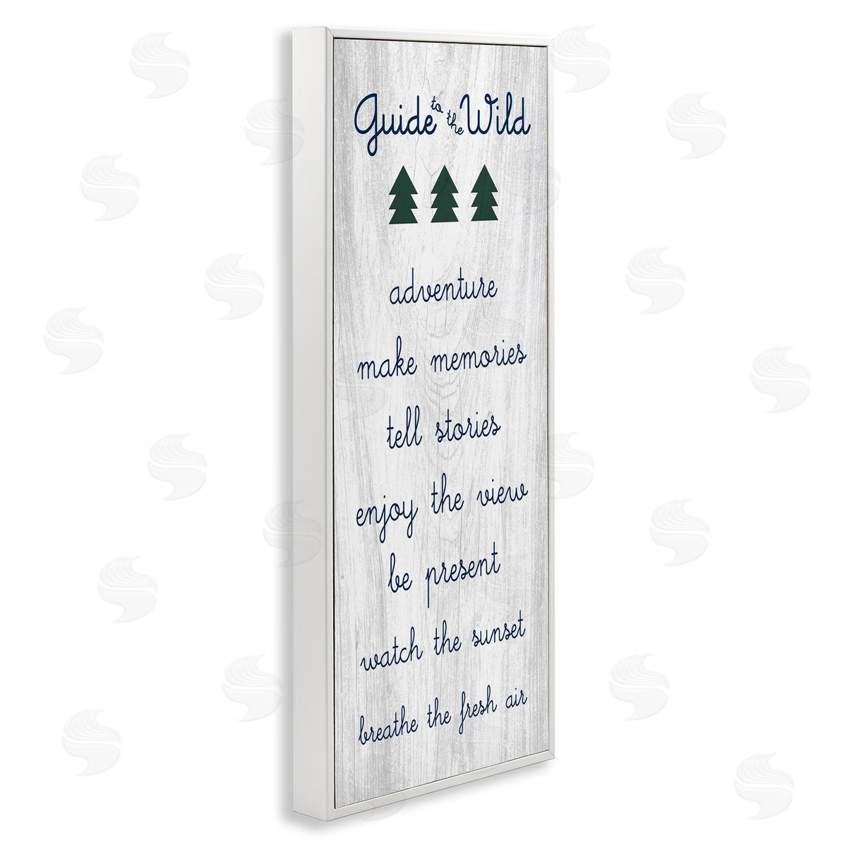 Stupell Studio Guide to the Wild Adventuring Rules List Rustic Pattern 