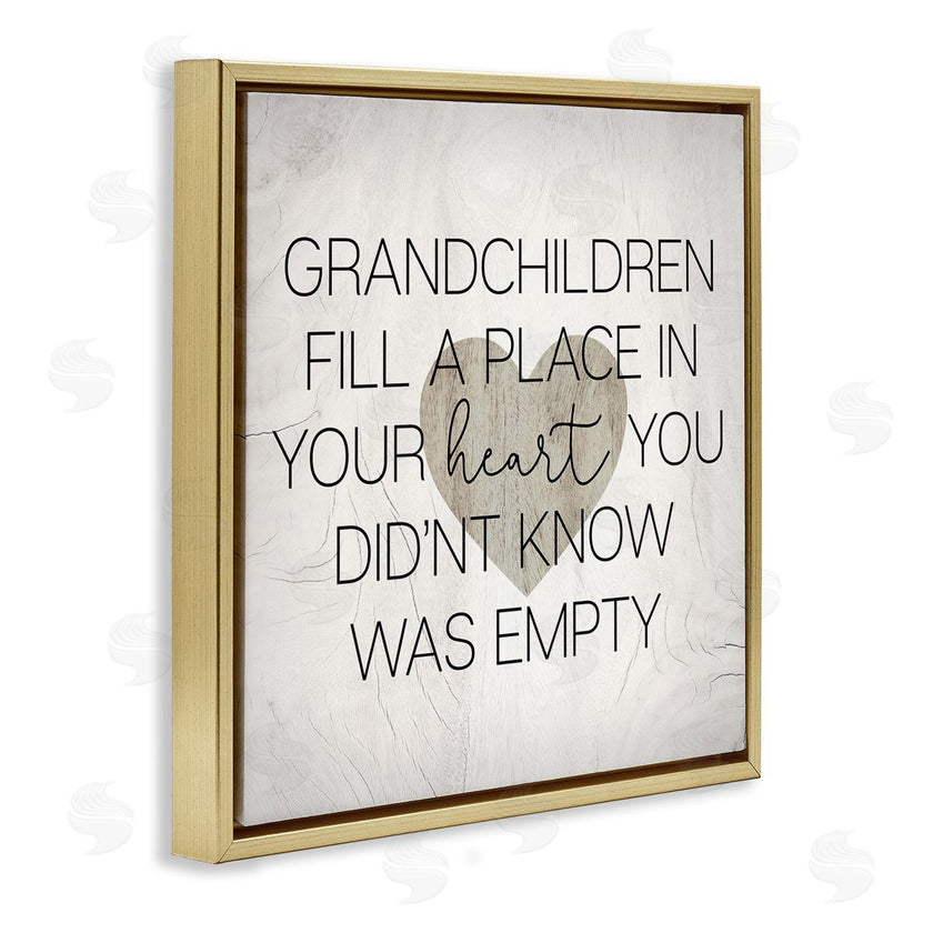 Stupell Studio | Heartwarming Grandchildren Phrase